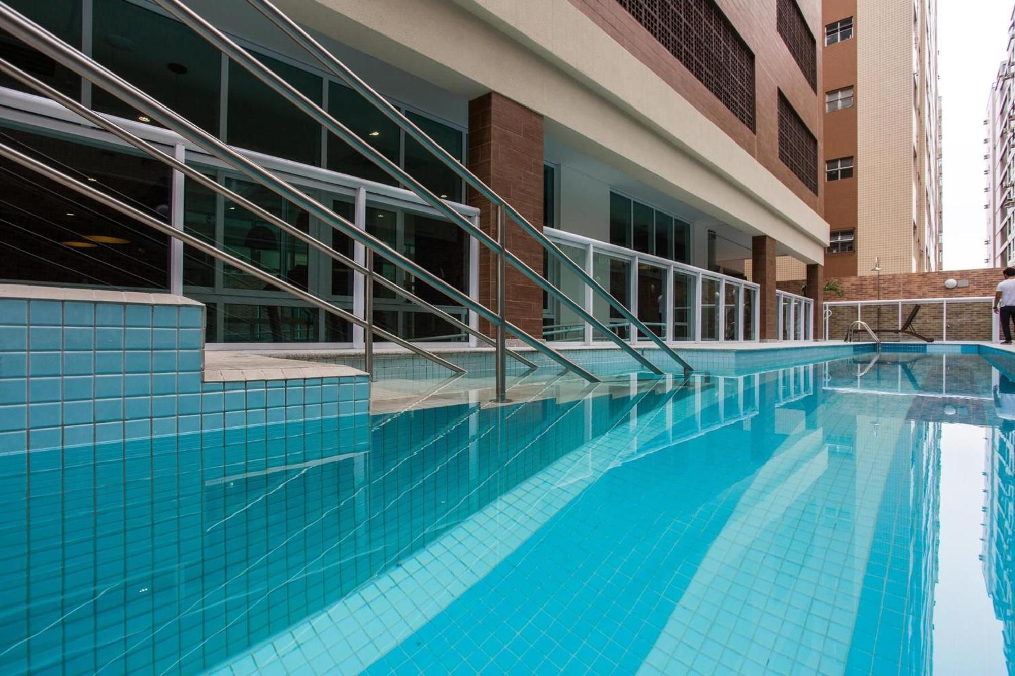 Residencial Estanconfor Com Vista Mar 2 Ac E Garagem Apartment Santos  Exterior photo
